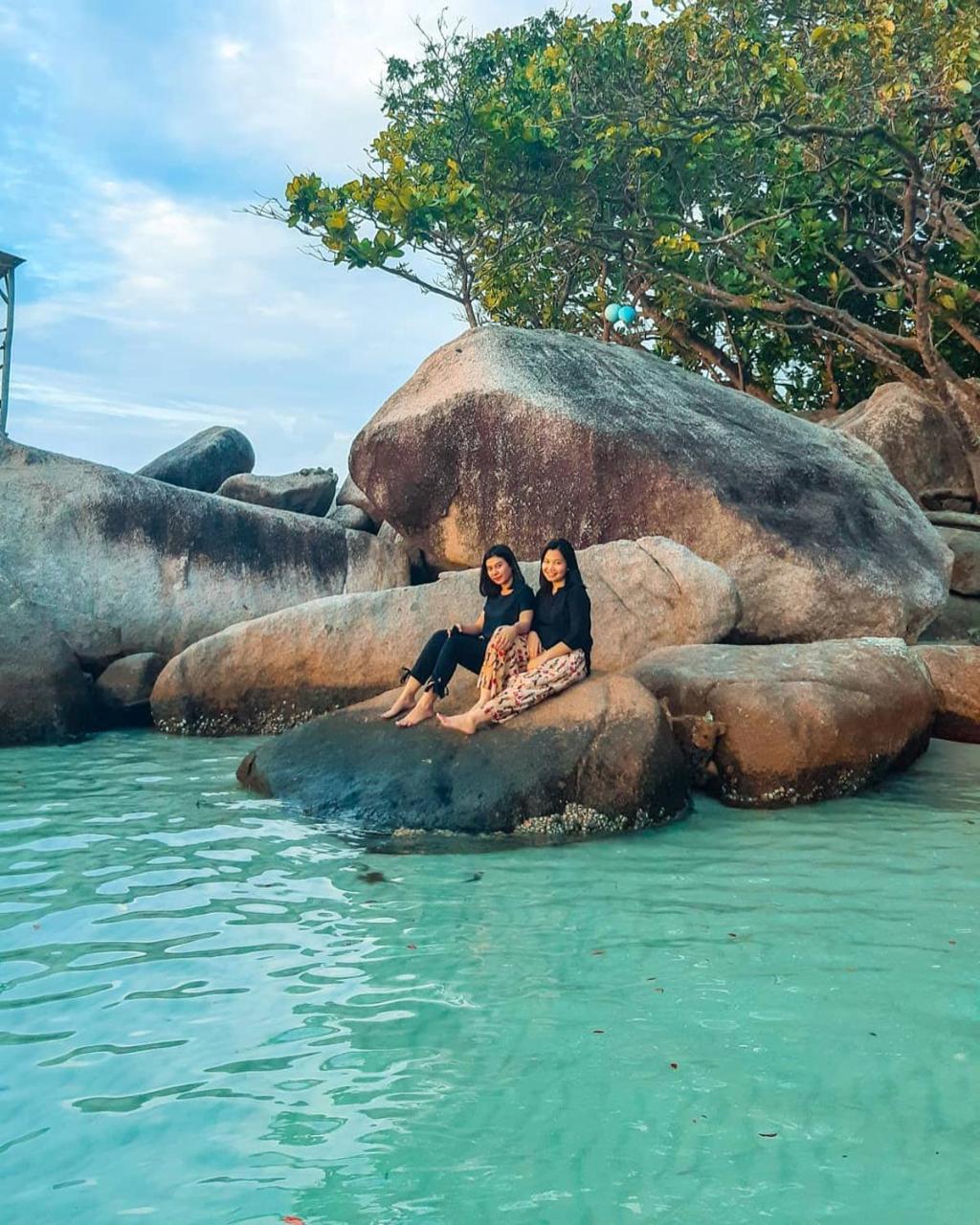 بيت شباب Beanbag Bintan Backpacker Kangkakawal المظهر الخارجي الصورة