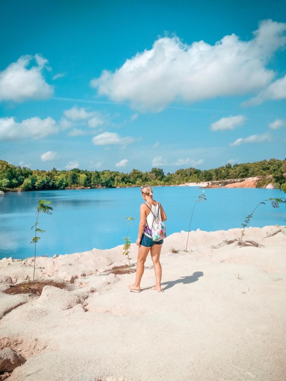 بيت شباب Beanbag Bintan Backpacker Kangkakawal المظهر الخارجي الصورة