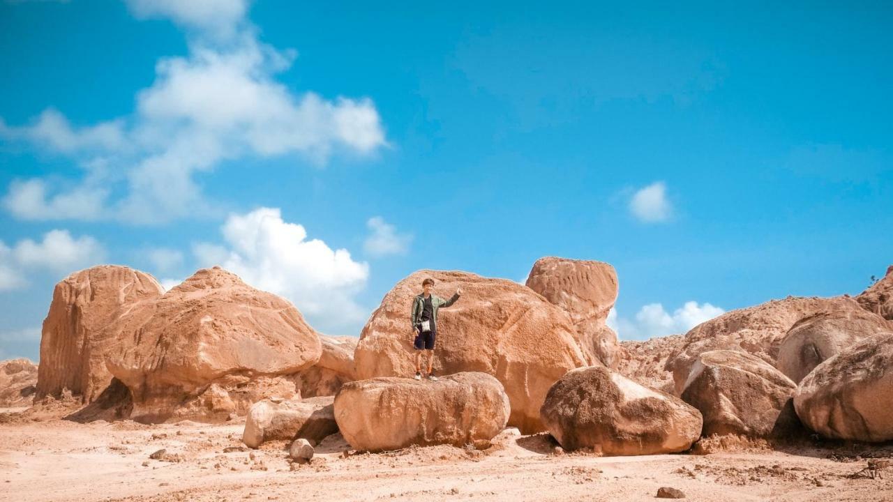 بيت شباب Beanbag Bintan Backpacker Kangkakawal المظهر الخارجي الصورة